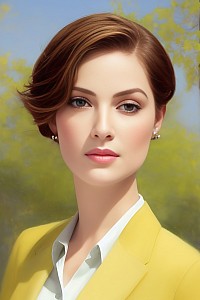 スーツを着た女性社員
